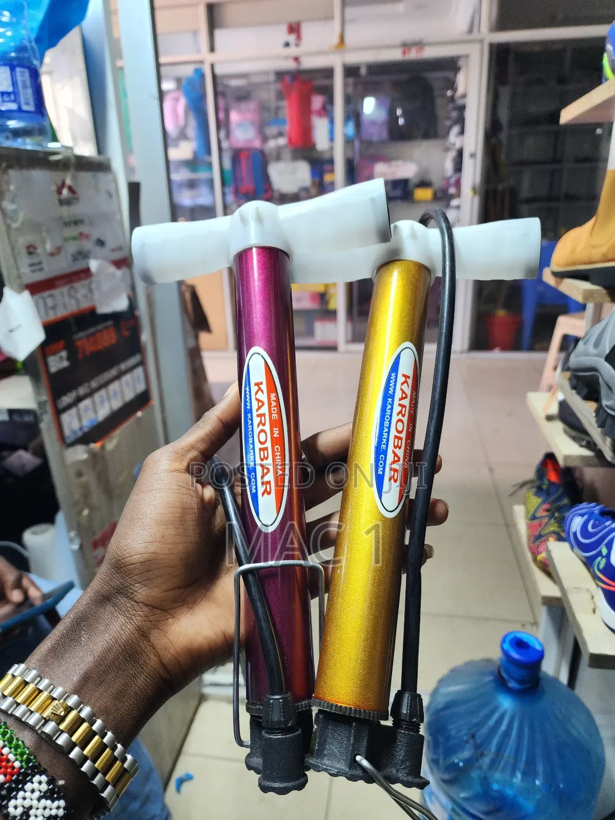 Ball and Bicycle Manual Pump