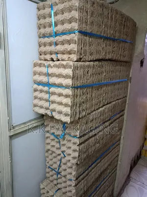 A Bundle of Egg Trays Carton Made