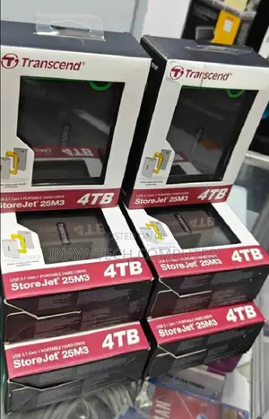 Transcend 4tb Storejet 25m3 Portable External Hard Drive