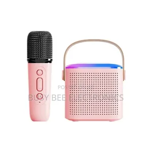 Subwoofer Portable Bt Speaker System With Wireless Mic