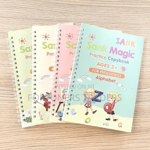 Magic Sank Book , (4 Book + 10 Refill+ 1 Pen)