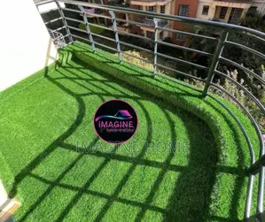 Balcony Green Grass Carpet Decoration
