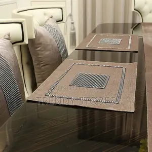 Brown Flannel 13pcs Table Set