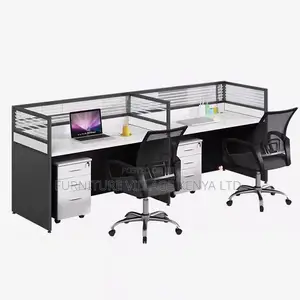 1-User Workstation; Contemporary Rectangular Office Desk