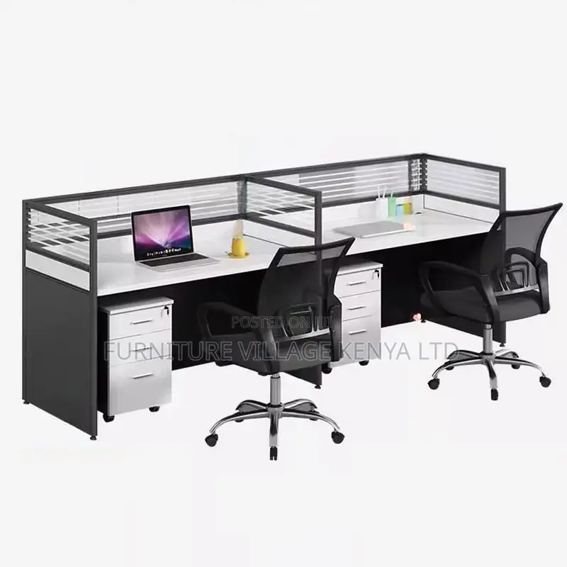 1-User Workstation; Contemporary Rectangular Office Desk