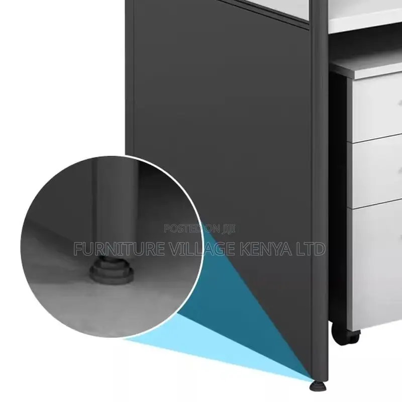 1-User Workstation; Contemporary Rectangular Office Desk