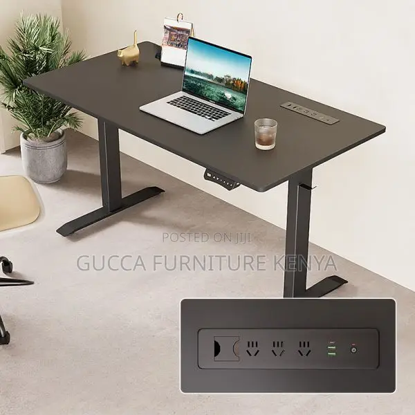 Office Tables: Power Source Electric Height Adjustable Desk