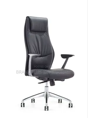 Ergonomic Leather Office Seat