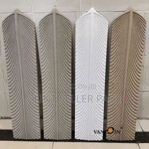 High Quality Pu Decorative Feather Stone Panel