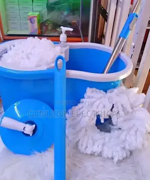 Metallic Magic Spin Mop 360° Rotating for Efficient Cleaning