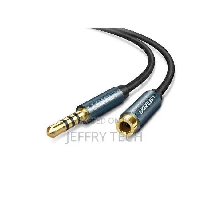 Ugreen-3.5mm Male to Female Extension Cable With Mic Support