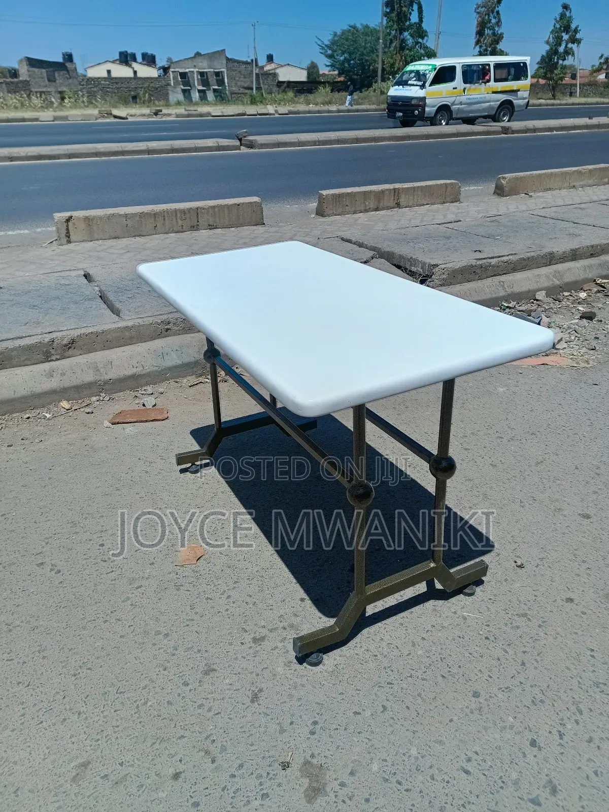 Restaurant Table, 4 Ft by 2 Ft, White
