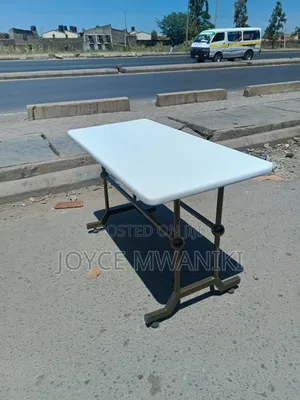 Restaurant Table, 4 Ft by 2 Ft, White