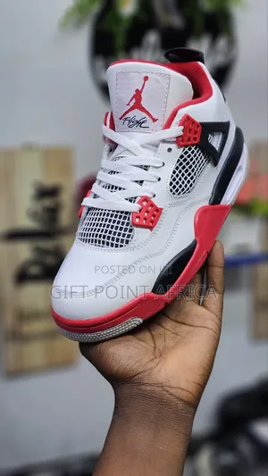 Jordan 4 Fire Red Unisex Sneakers