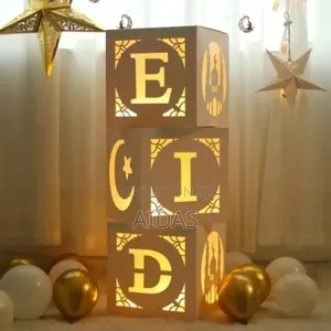 Eid Boxes With String Lights