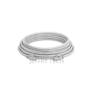 Cat6 Clad Aluminium Ethernet Patch Cable - 5m - Light Grey