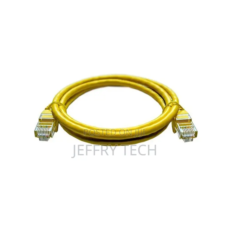 5m Utp Cat5e Flylead Yellow