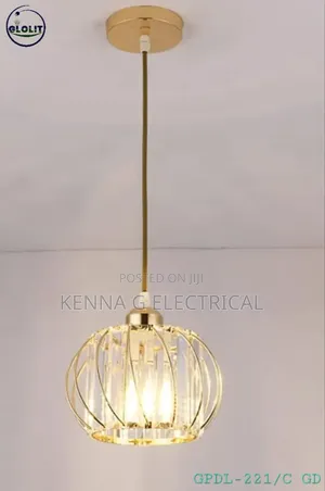 Pendant Lights Gold Metal Pendant Lamp for Living Room