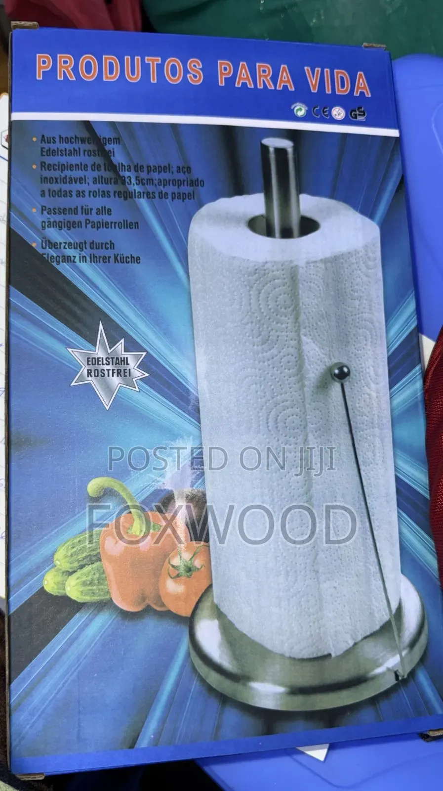 Stainless Steel Rustfree Paper Towel Holder