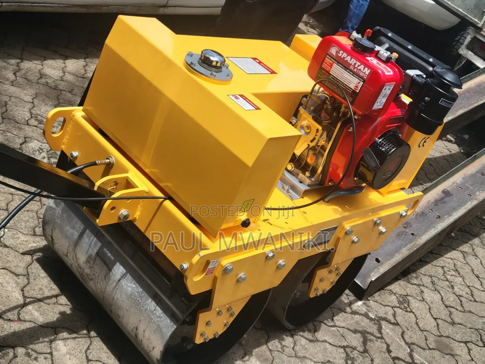 Spartan Double Drum Pedestrian Roller