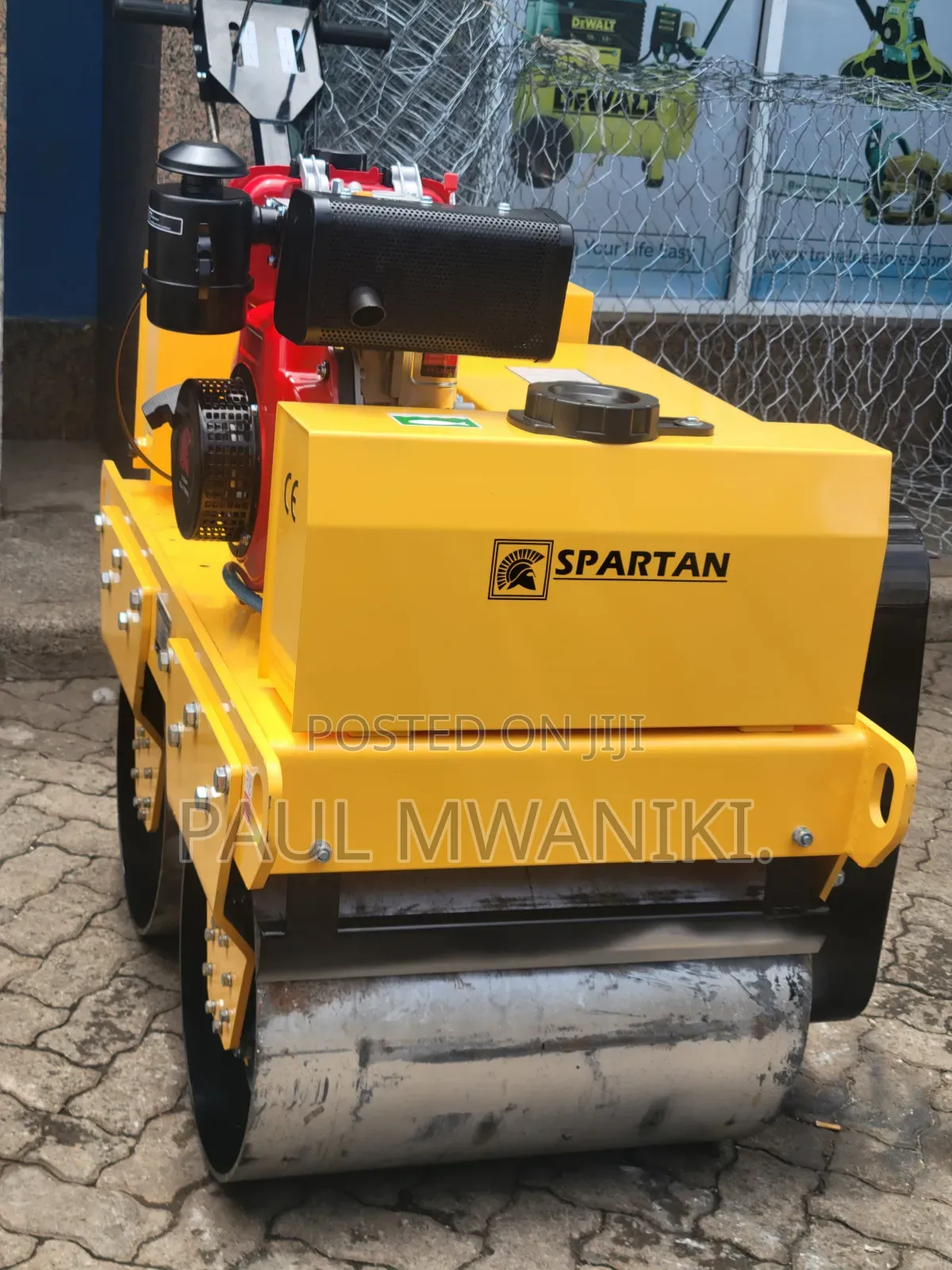 Spartan Double Drum Pedestrian Roller