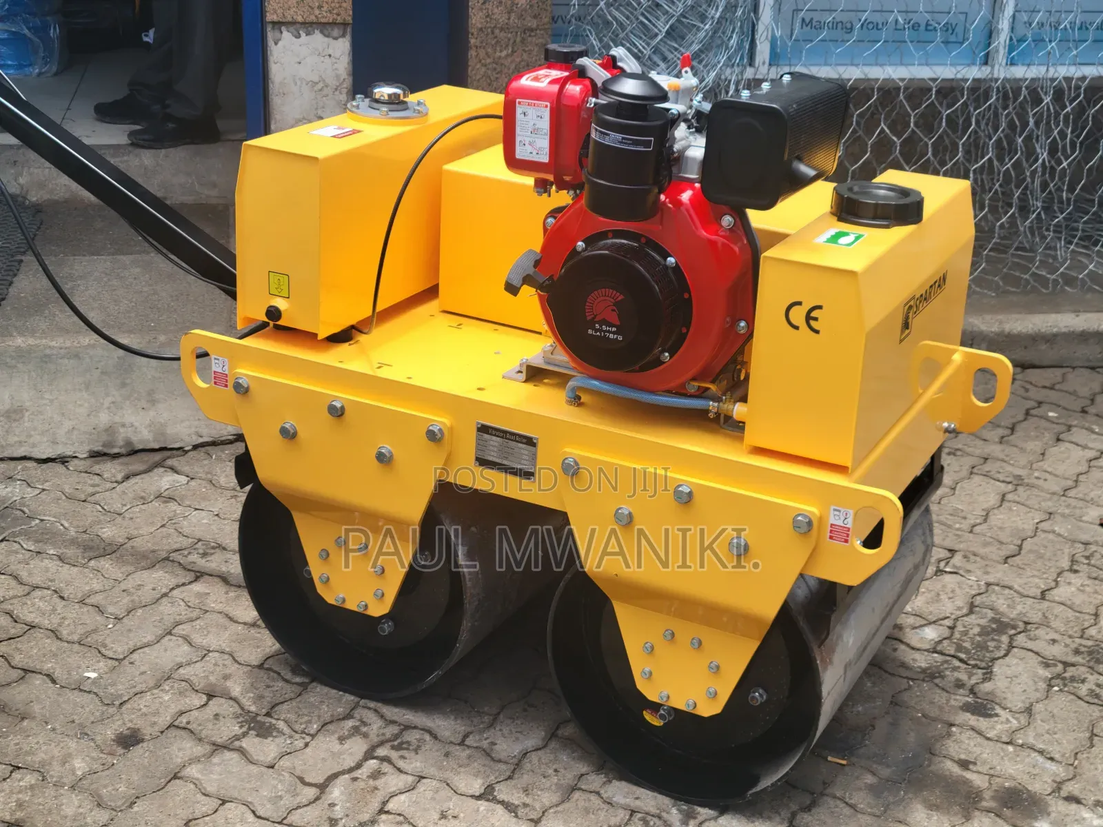 Spartan Double Drum Pedestrian Roller
