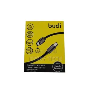 Usb-C to Usb-C Reversible Braided Cable Pd 65w 2m Black