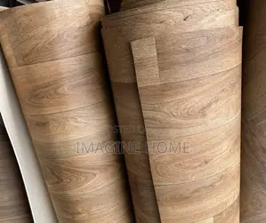 Brown Mkeka Wa Mbao Vinly Flooring Matt