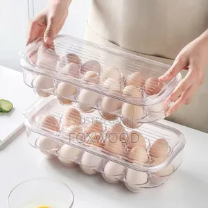 16 Grid Egg Holder With Handle Lid*