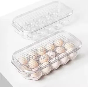 16 Grid Egg Holder With Handle Lid*