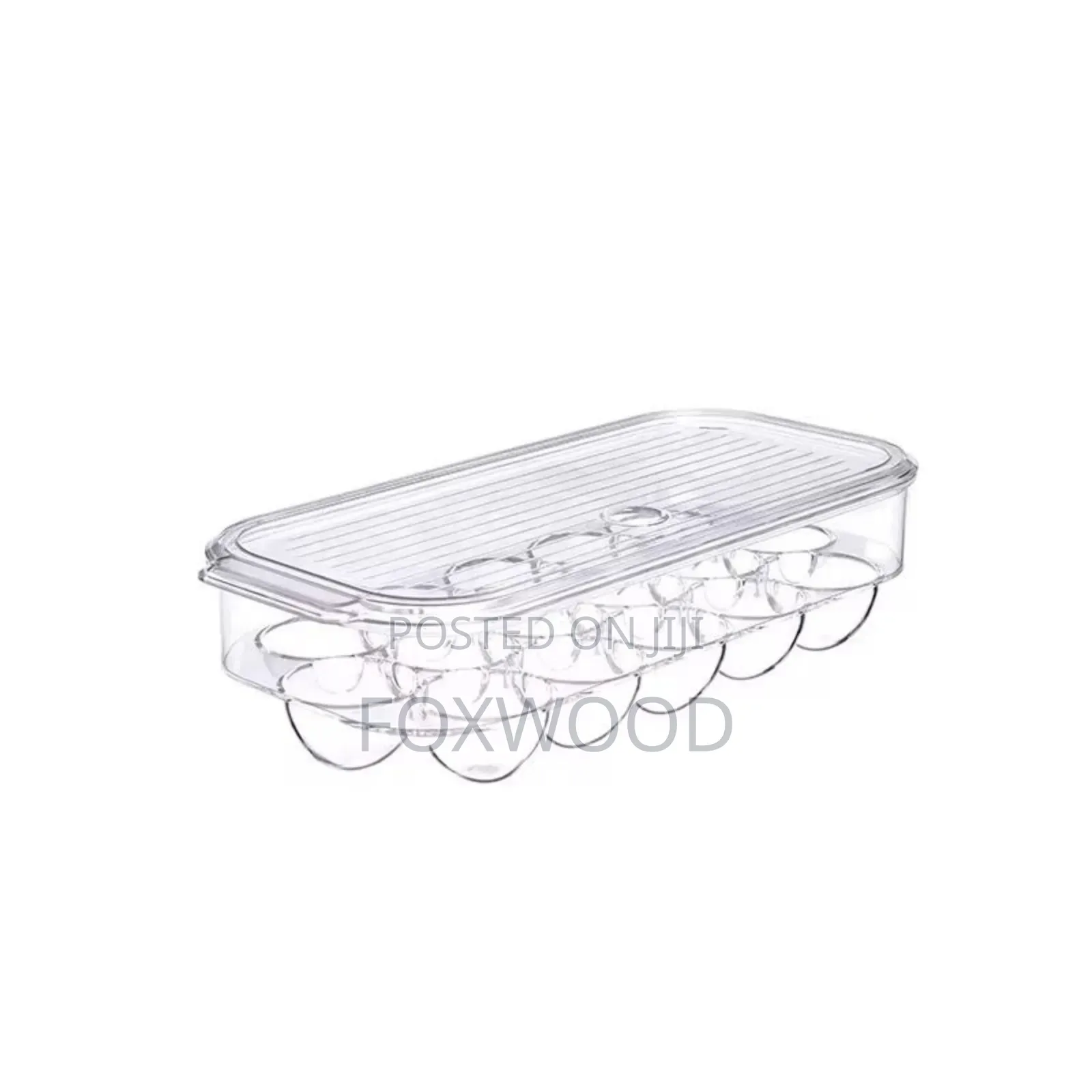 16 Grid Egg Holder With Handle Lid*