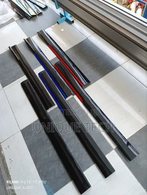 Black Red Blue Universal Side Skirts