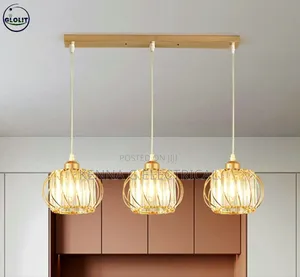 Ceiling Chandelier Design for Living Room Glass Lamp