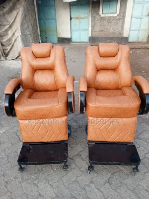 Brown Barber/Kinyozi Chair