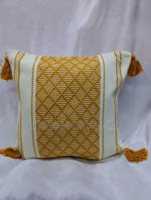 Mustard Canvas Thropillows Covers
