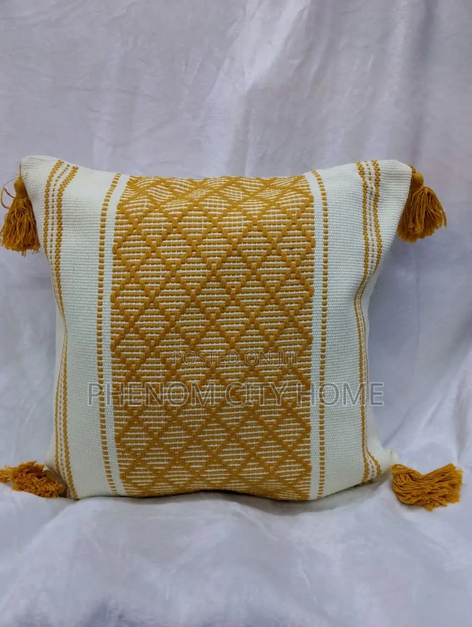 Mustard Canvas Thropillows Covers