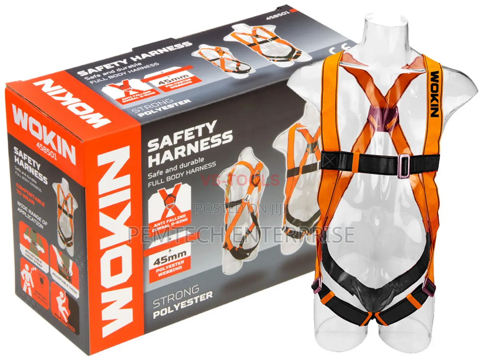 Universal Full-body Anti-fall Safety Harness D-ring