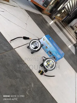 3.5" 4" Universal Led Fog Light + Yellow Indicator