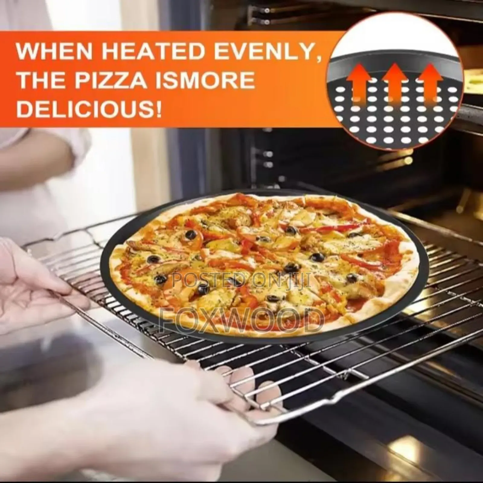 Non Stick Perforated Pizza Pan Now Available*
