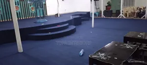 Dark Blue Delta Wall to Wall Flooring Carpets for Church