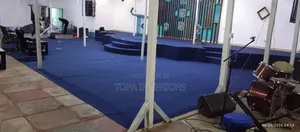Navy Blue Delta Wall to Wall Flooring Carpets for Church