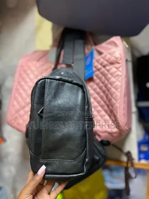Black _Leather -/Chest/Shoulder/Funny Pack KSH 1000