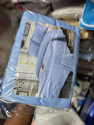 Sky Blue Stripped _$$Cotton-_ Bedsheets _ at 1500 a Set (6_6/7
