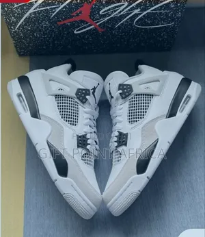 Jordan 4 Military Black Unisex Sneakers