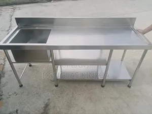 Heavy Duty Stainless Steel Single Bowl Washing Sink.
