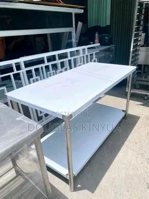 Two Tiers Stainless Steel Working Table.