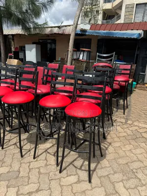 Restaurants And Bar High Sinatabu Chairs Red