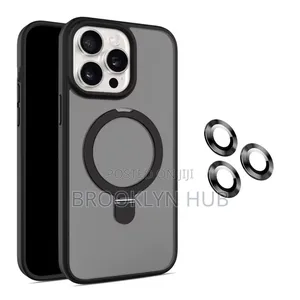Clear iPhone 15 16 Promax Case With Free Lens Protector