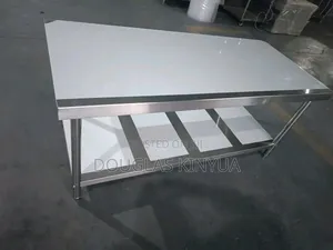 Island Stainless Steel Commercial Working Table.