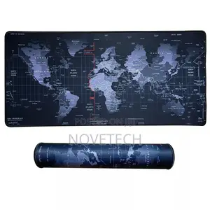 World Map Gaming Mouse Pad Desk Keyboard Mousepad Computer